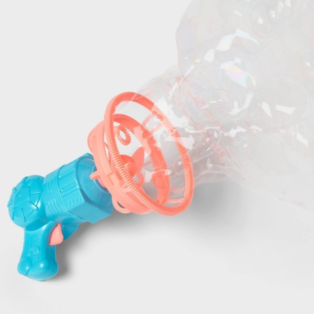 Double Bubble Blaster- Sun Squad": PlasticBubble Blower Toy for Kids Ages 3+‎
